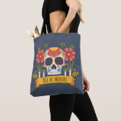 Floral Skull Dia de los Muertos | Tote bag (Dichtbij)