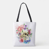 Floral Skull Dia de los Muertos | Tote bag (Achterkant)
