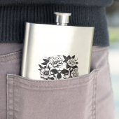 Floral Skull Flacon (Voorbeeld)