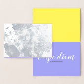  Floral Skull Folie Kaarten (Display)