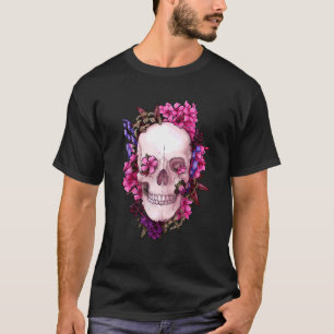 Floral Skull Fun Dead Sugar Skull T-shirt