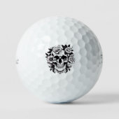 Floral Skull Golfballen (Voorkant)