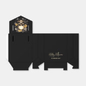 Floral Skull Halloween Party Bedankdoosjes (Uitgevouwen)