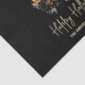 Floral Skull Halloween Party Tissuepapier (Detail)