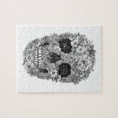 Floral Skull Legpuzzel (Horizontaal)