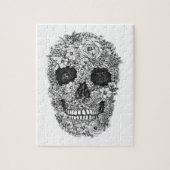 Floral Skull Legpuzzel (Verticaal)