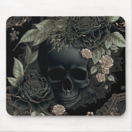 Floral Skull Mousepad Muismat