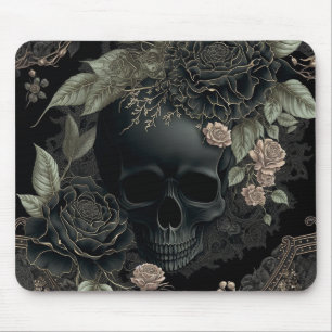 Floral Skull Mousepad Muismat