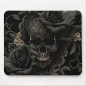 Floral Skull Muismat (Voorkant)