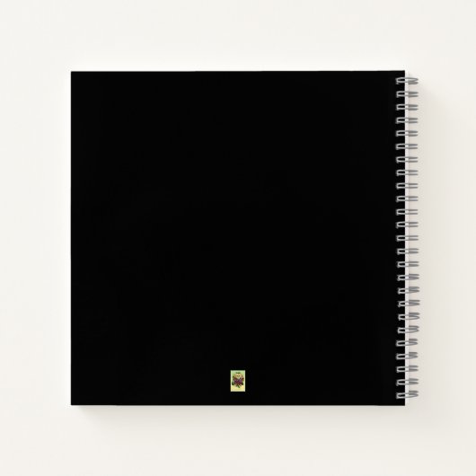  Floral Skull Notitieboek (Achterkant)