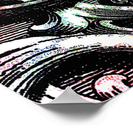 Floral Skull Poster (Hoek)