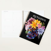"Floral Skull Radiance" Planner (Display)