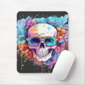 Floral Skull Shades Muismat (Met muis)