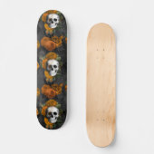 Floral Skull Skateboard (Voorkant)