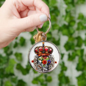 Floral Skull Sleutelhanger (Hand)