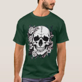 Floral Skull T-Shirt (Voorkant)