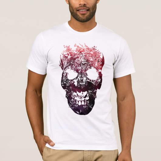 Floral Skull T-shirt (Voorkant)