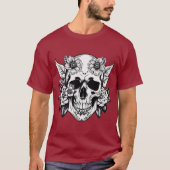 Floral Skull T-Shirt (Voorkant)