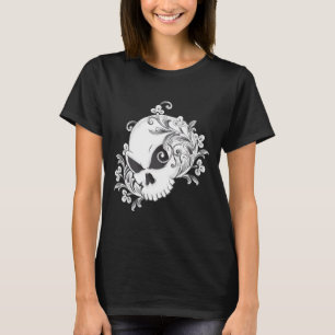 Floral Skull T-shirt