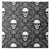 Floral Skull Tegeltje (Voorkant)