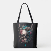 Floral Skull Tote Bag (Achterkant)