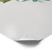 Floral Skull Unieke muurkunst Perfect Poster (Hoek)