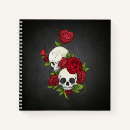 Floral Skulls Dia de los Muertos | Notitieboek