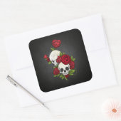 Floral Skulls Dia de los Muertos | Sticker (Envelop)
