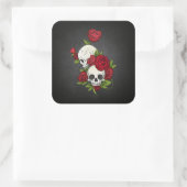 Floral Skulls Dia de los Muertos | Sticker (Tas)
