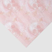 Floral Skulls op lichtroze ontkoppeling Tissuepapier (Detail)