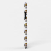 Floral Skulls Pattern Case-Mate iPhone Case (Achterkant/rechts)