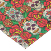 Floral Skulls Pattern Tafelkleed (Gekanteld)