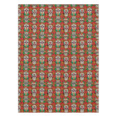 Floral Skulls Pattern Tafelkleed (Voorkant)