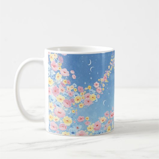 Floral Sky Mok voor geschenken (Links)