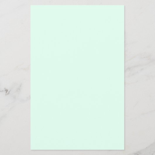 Floral Slaapend Deer Green Baby Word Scramble Game Flyer (Achterkant)