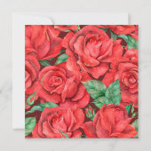 Floral slaat de datum op Save The Date (Achterkant)