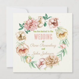 Floral slaat de datum op Save The Date
