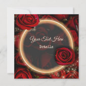  Floral slaat de datum op Save The Date (Voorkant)