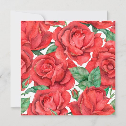  Floral slaat de datum op Save The Date (Achterkant)