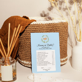 Floral Slaping Deer Boy Mummy of Dad Game Flyer