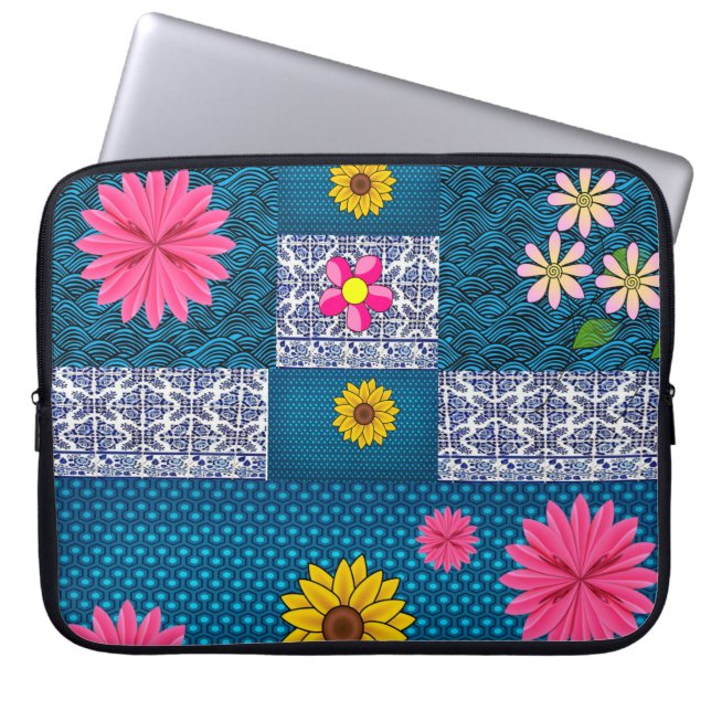 Floral Sleeve voor Ipad (Voorkant)