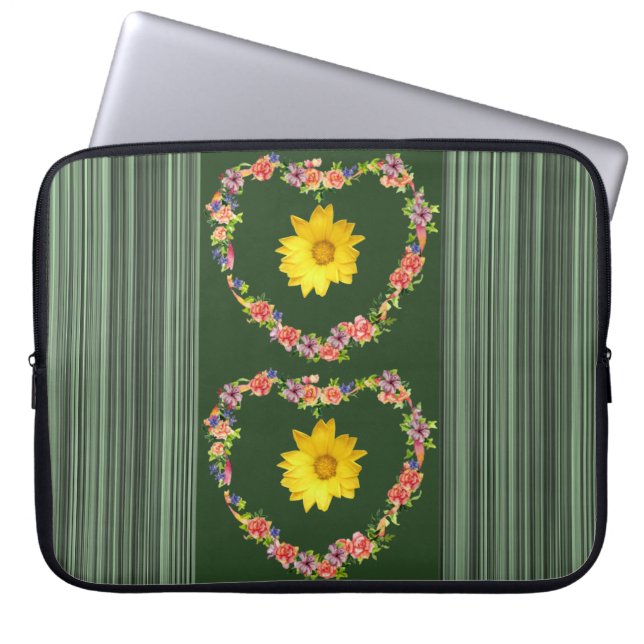 Floral Sleeve voor Ipad (Voorkant)