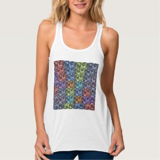 Floral Slim Fit Top (Wit) - Meerkleurig