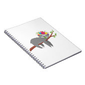 Floral Sloth Notitieboek (Rechterzijde)