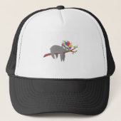  Floral Sloth Trucker Pet (Voorkant)