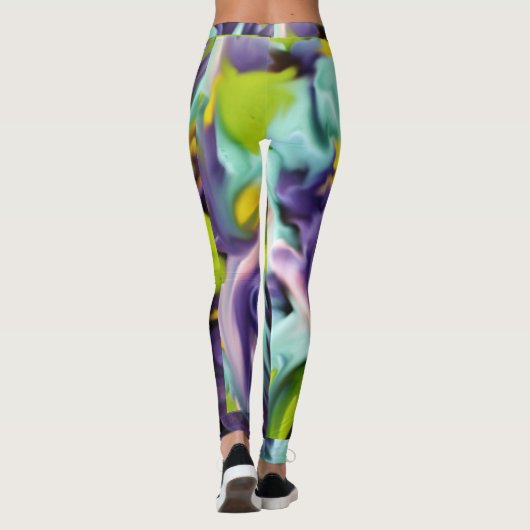 Floral Smudge Leggings (Achterkant)