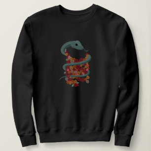 Floral Snake Wrap Sweatshirt