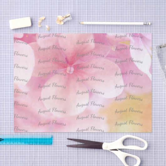 Floral snijpapier tissuepapier (Craft)