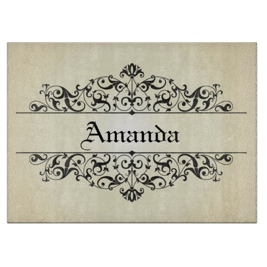  Floral Snijplank (Voorkant)