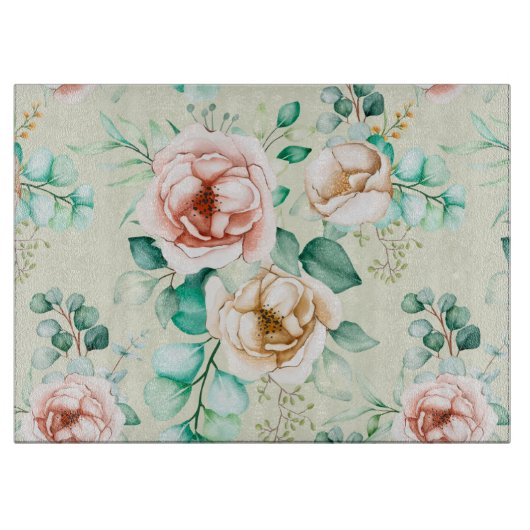 Floral Snijplank (Voorkant)